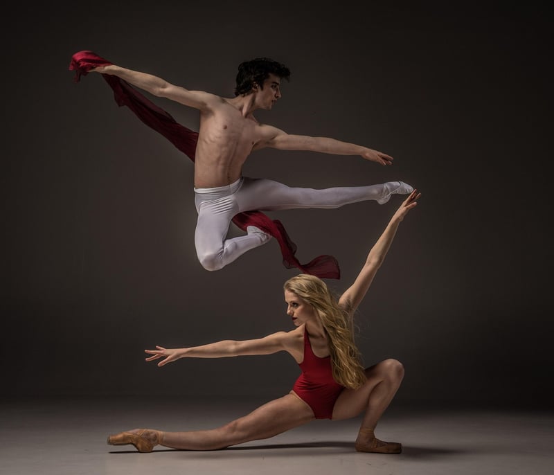 Ballet dancer at the barre